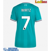 Liverpool Florian Wirtz #7 Replica Third Shirt Ladies 2025-26 Short Sleeve